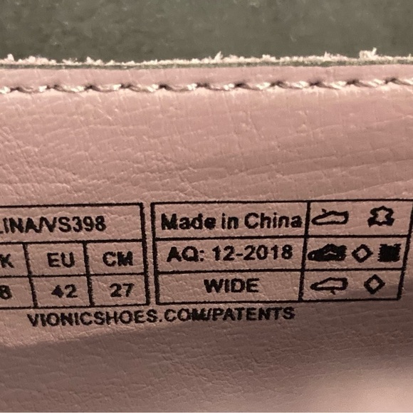 VIONIC Sz 10 Malina Perforated Toe Cap Rubber Sole Suede Slip On Loafers Flats - Picture 14 of 15